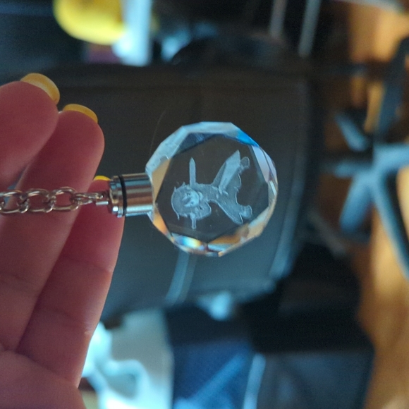 NWOT Kittytoe, Sword Art Online key chain (3d prism) - Picture 3 of 4